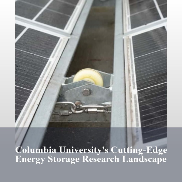 Columbia University's Cutting-Edge Energy Storage Research Landscape